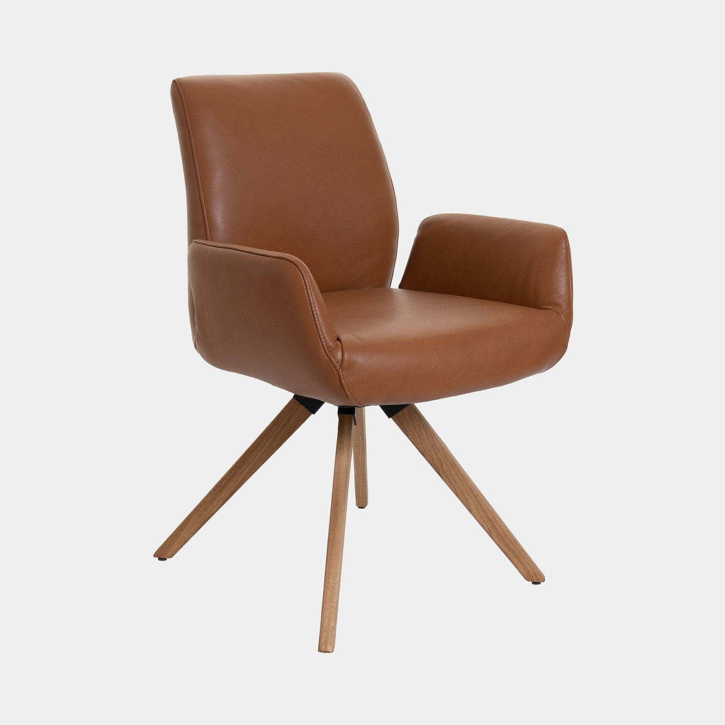 Layla - Swivel Armchair In Leather