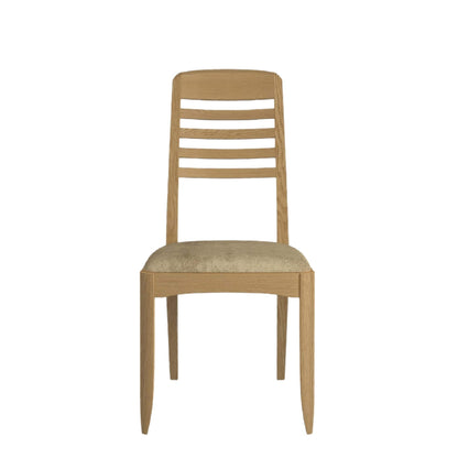 Contour - Ladder Back Dining Chair In Fabric