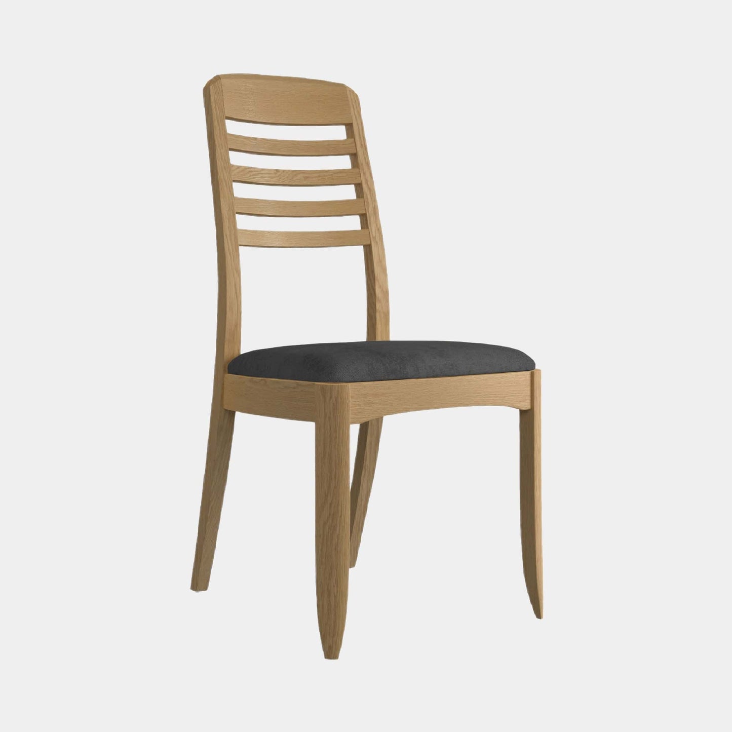 Contour - Ladder Back Dining Chair In Fabric
