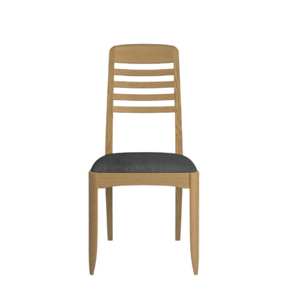 Contour - Ladder Back Dining Chair In Fabric