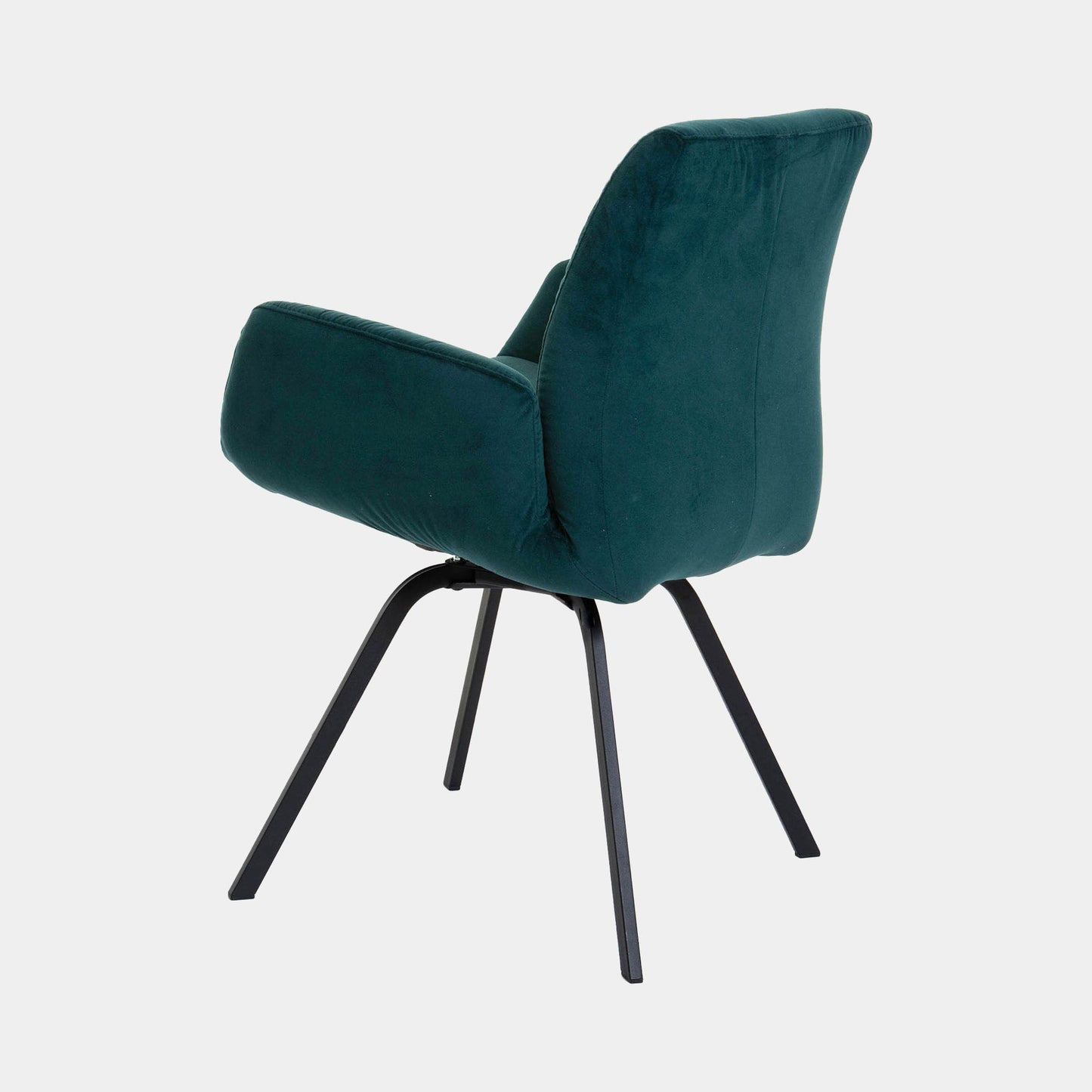 Lily- Swivel Armchair In Velvet Fabric