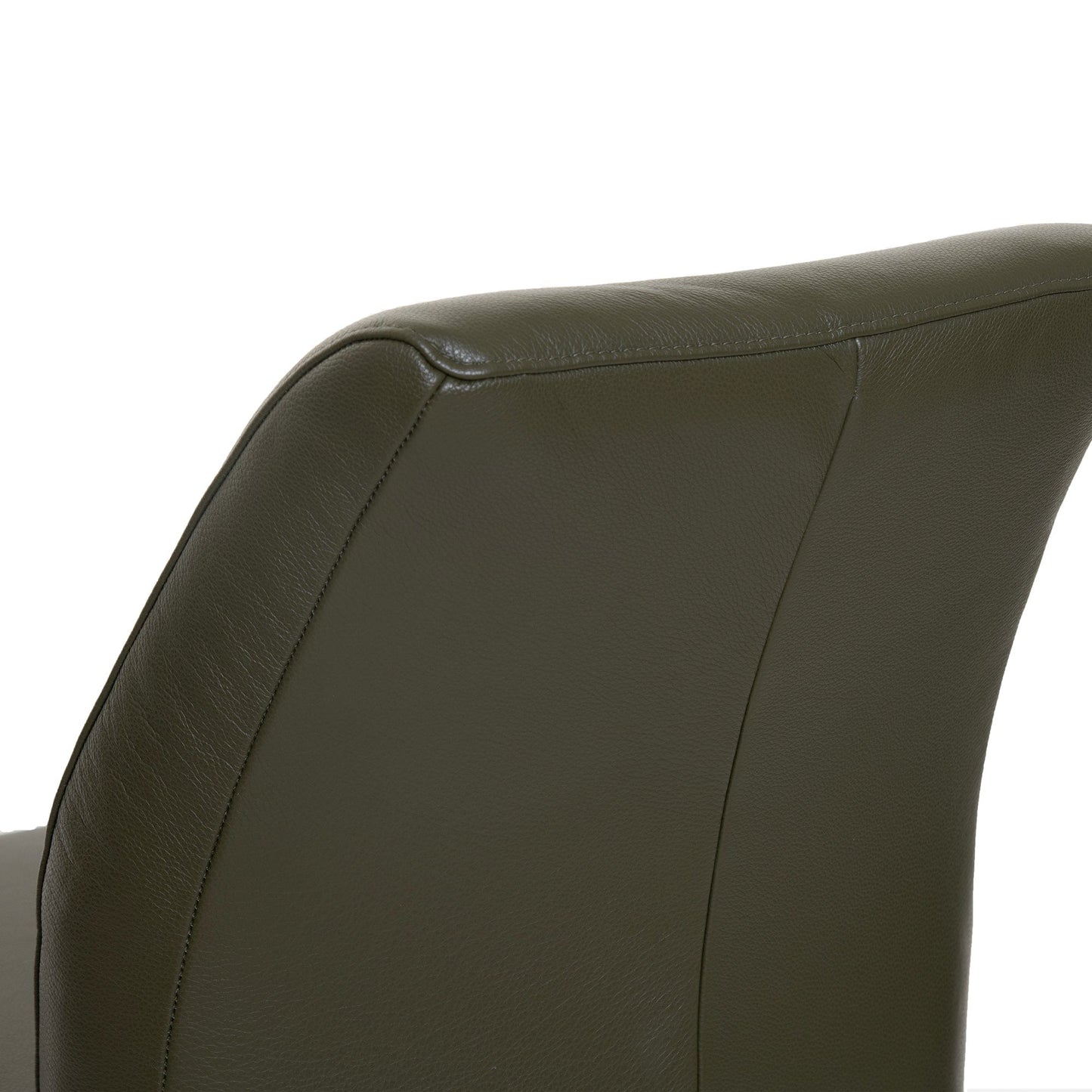 Lily - Swivel Dining Chair In Leather