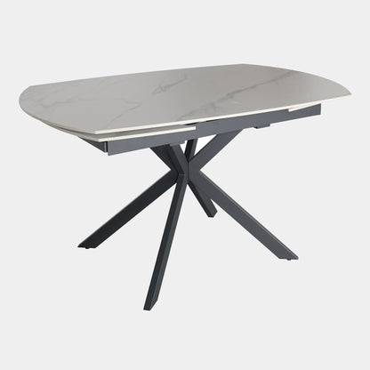 Loire - Extending Dining Table, Stone Effect Top