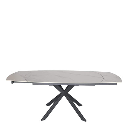 Loire - Extending Dining Table, Stone Effect Top