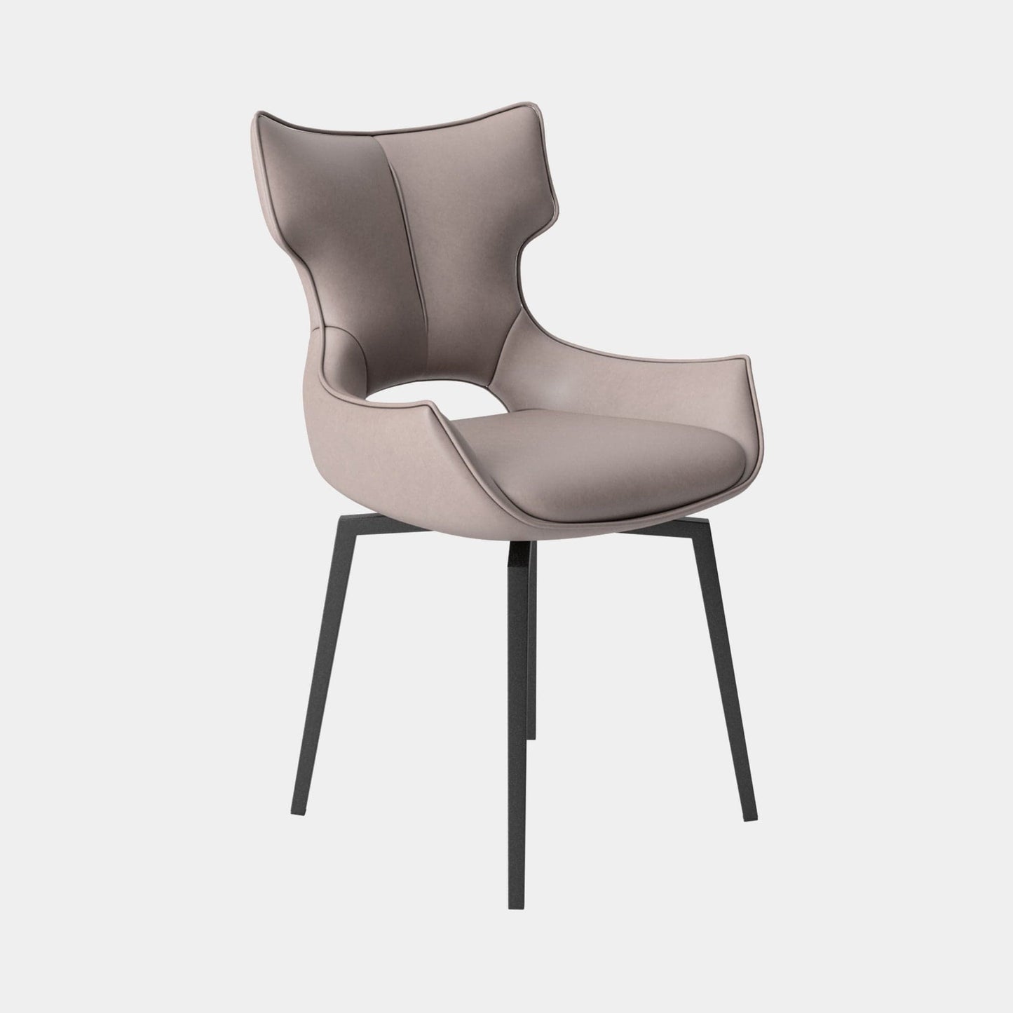 Luca - Swivel Dining Chair In PU Leather