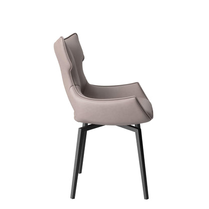 Luca - Swivel Dining Chair In PU Leather