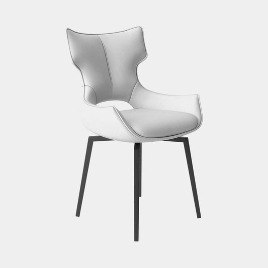 Luca - Swivel Dining Chair In PU Leather