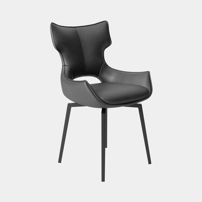 Luca - Swivel Dining Chair In PU Leather