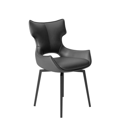 Luca - Swivel Dining Chair In PU Leather