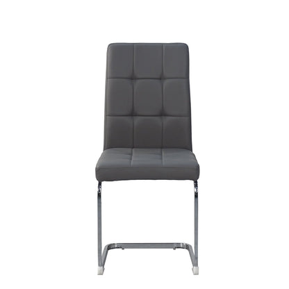 Lucas - Cantilever Dining Chair In PU Leather