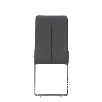 Lucas - Cantilever Dining Chair In PU Leather