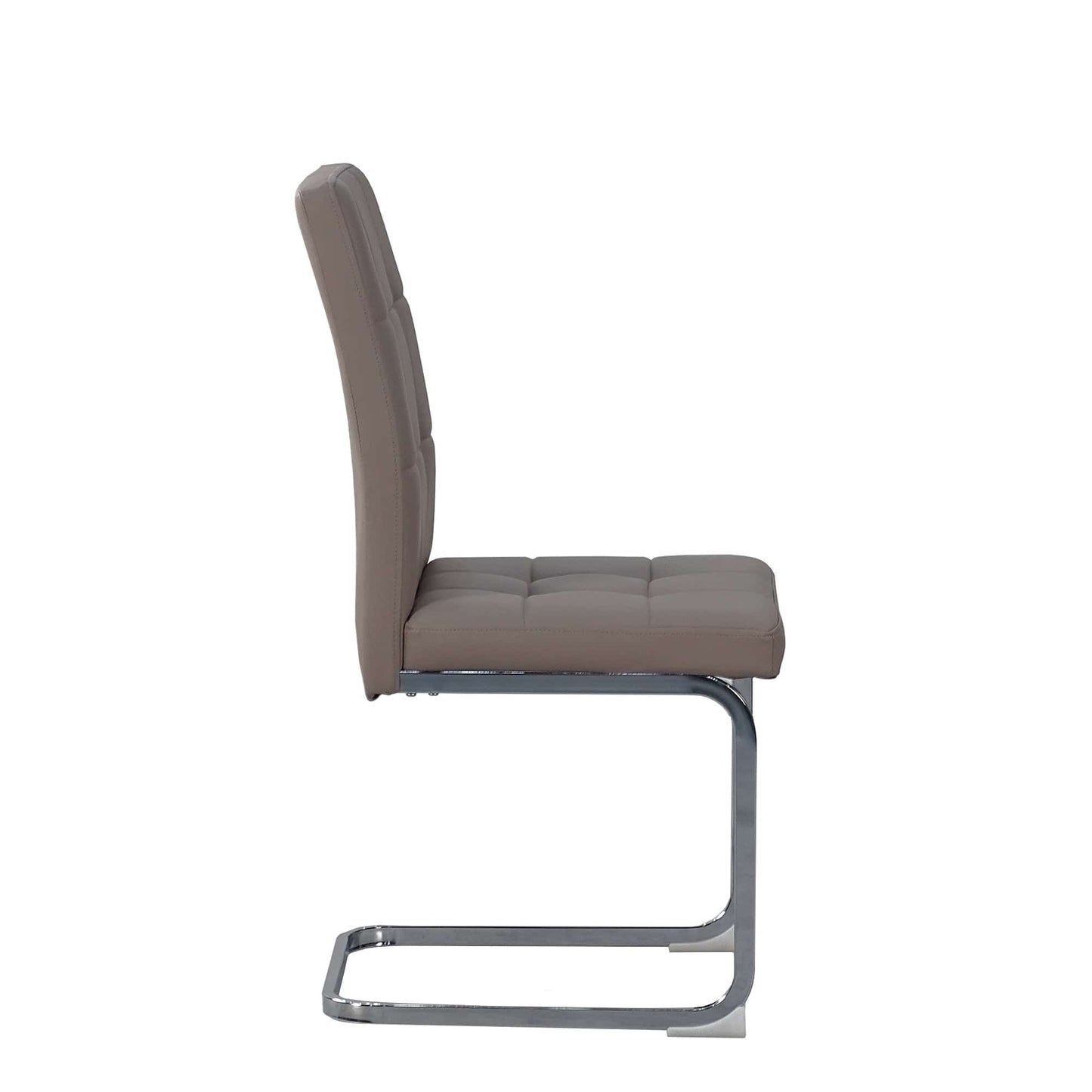 Lucas - Cantilever Dining Chair In PU Leather