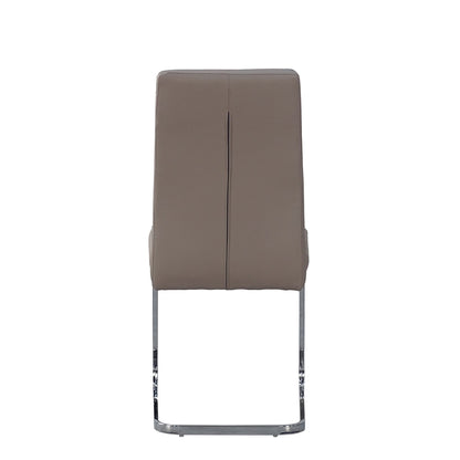 Lucas - Cantilever Dining Chair In PU Leather