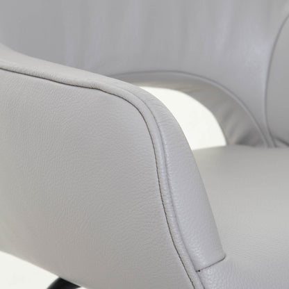 Luna - Swivel Dining Chair In Soleda Leather