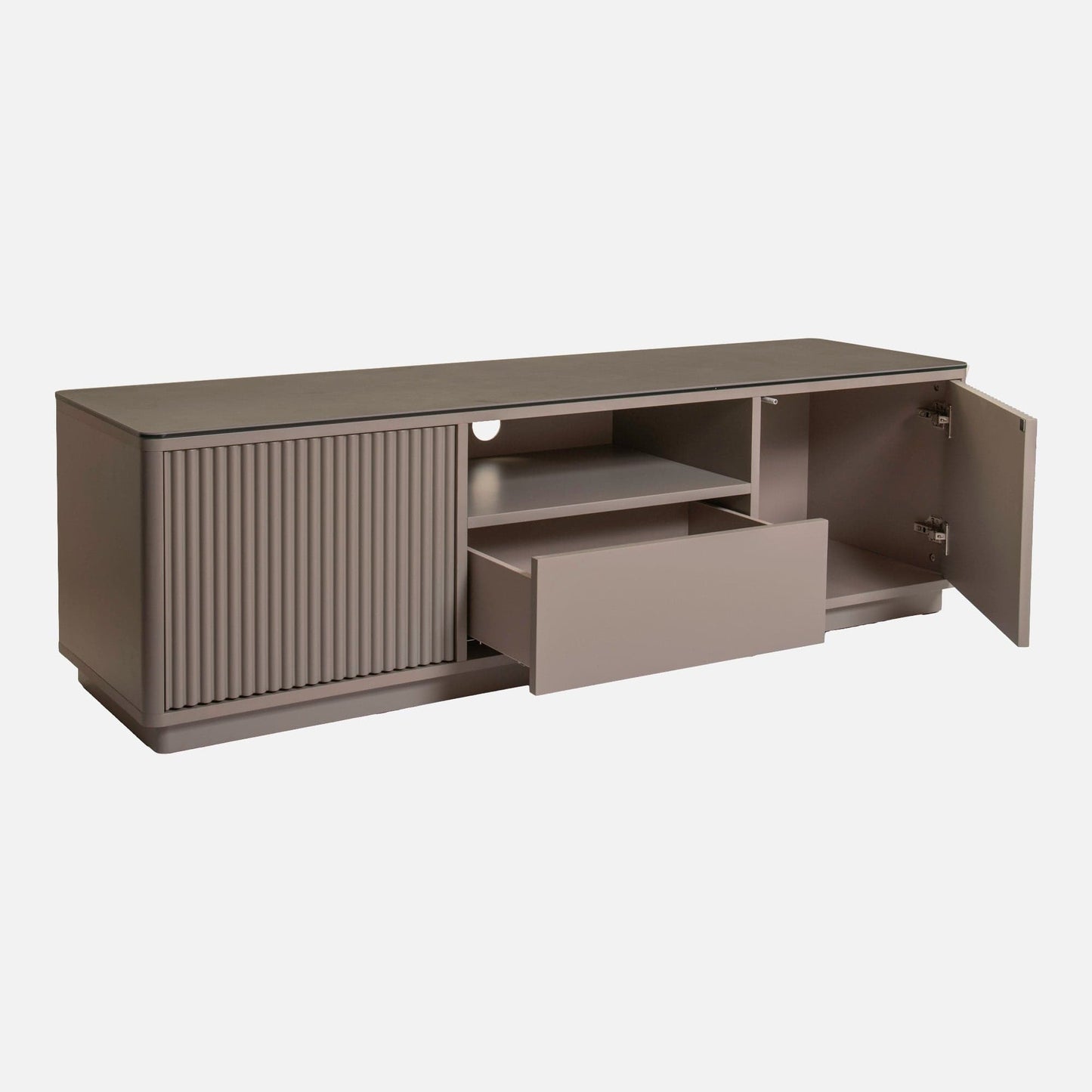 Otello - TV Cabinet In Beige With Ceramic Top