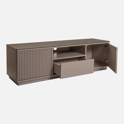 Otello - TV Cabinet In Beige With Ceramic Top