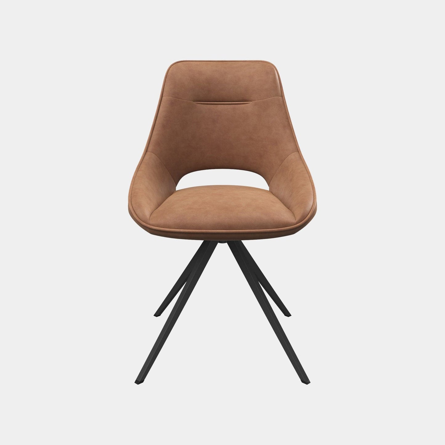Matera - Swivel Dining Chair In PU Leather