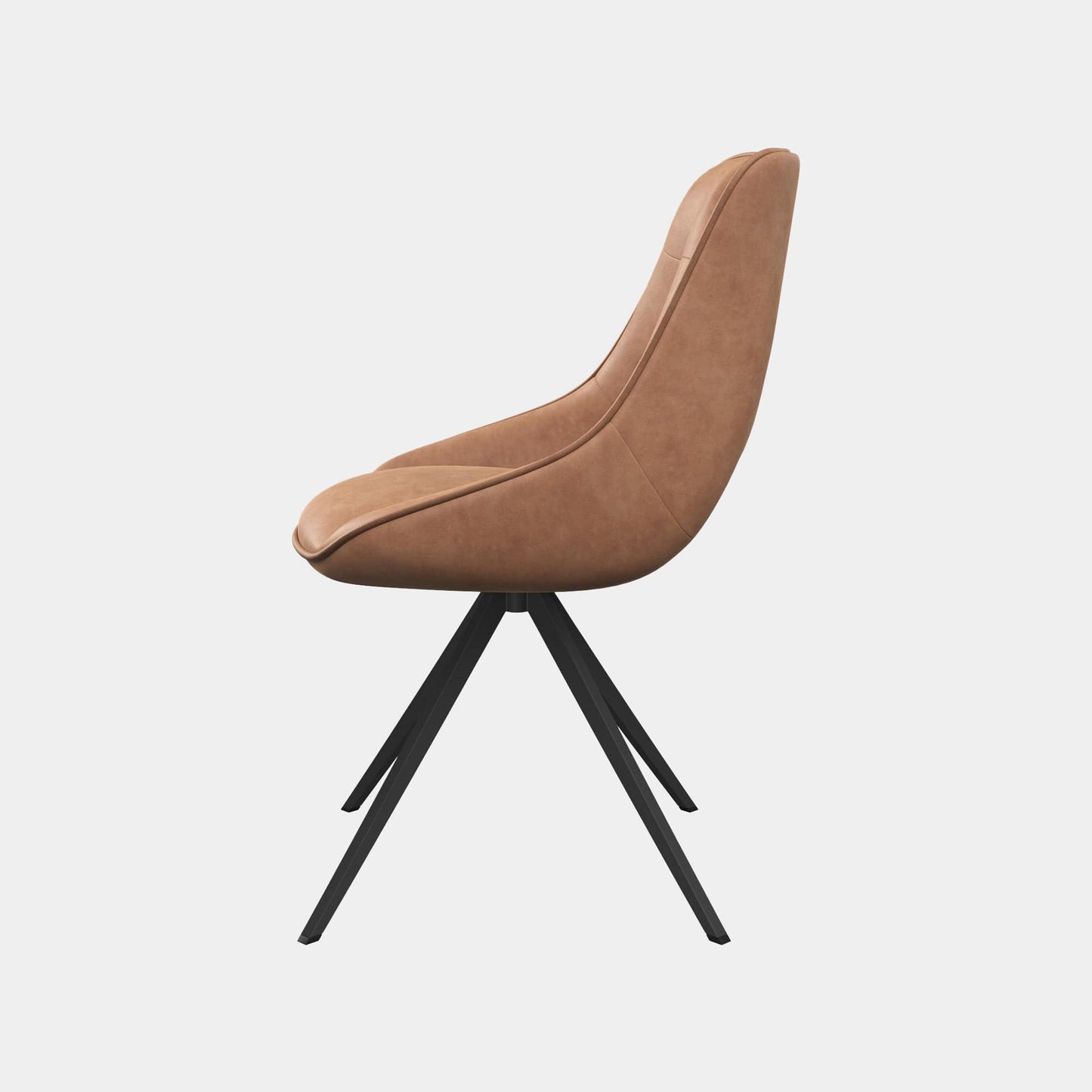 Matera - Swivel Dining Chair In PU Leather