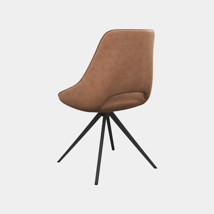 Matera - Swivel Dining Chair In PU Leather