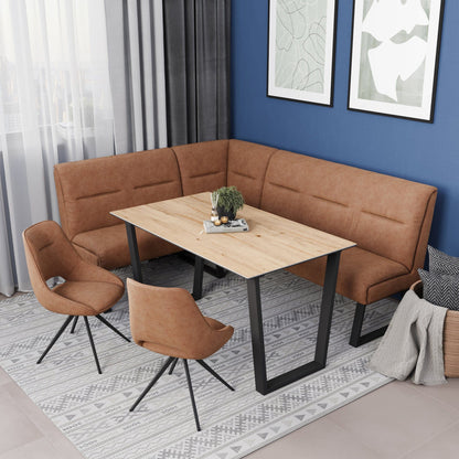 Matera - Swivel Dining Chair In PU Leather