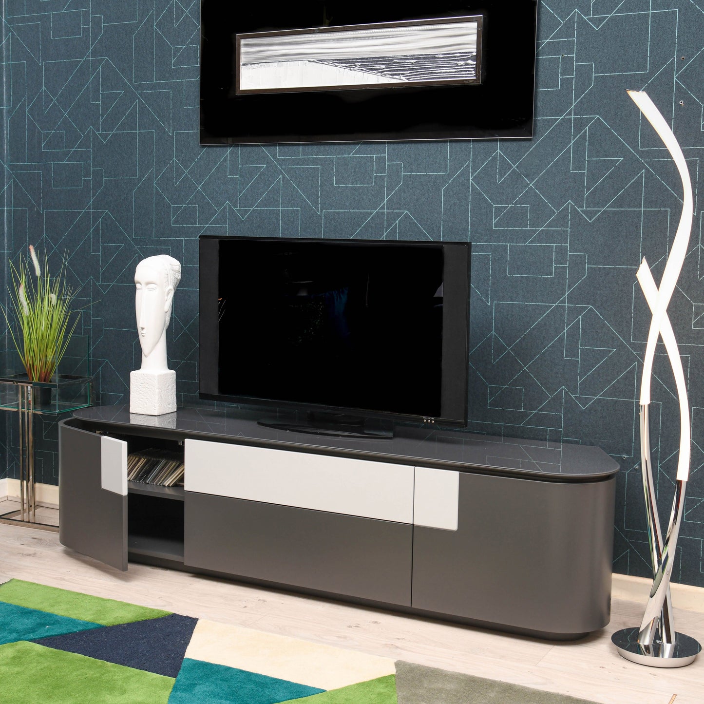 Sierra - TV Unit In Matte Lacquered Finish