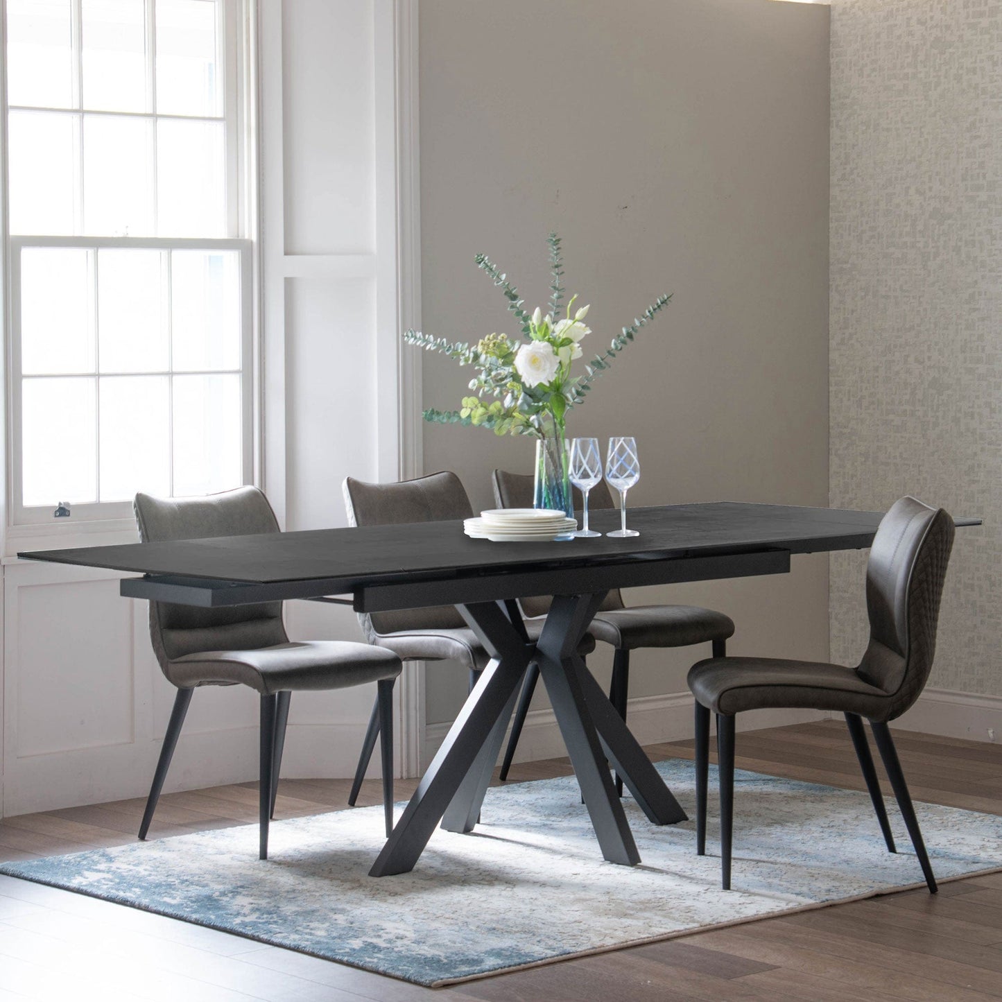 Silvano - Extending Dining Table, Ceramic