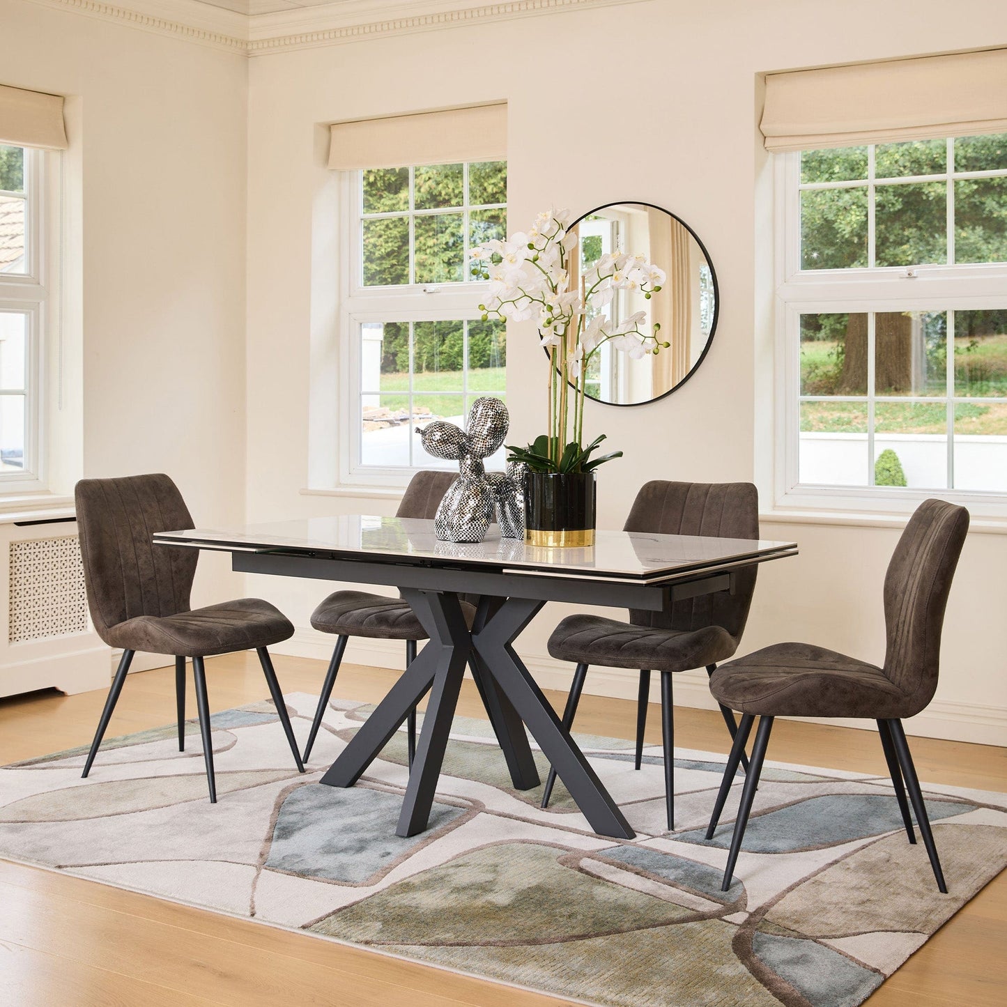 Silvano - Extending Dining Table, Ceramic