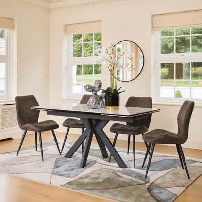 Silvano - Extending Dining Table, Ceramic