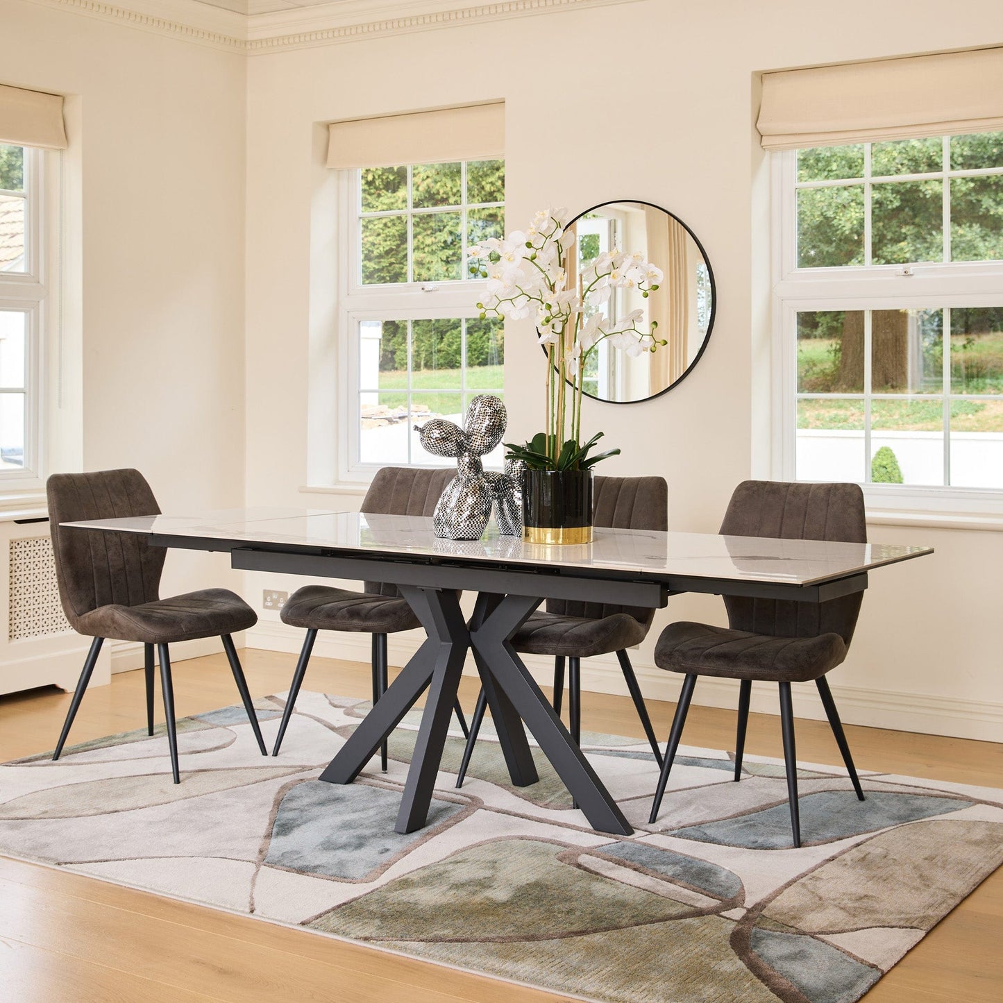 Silvano - Extending Dining Table, Ceramic