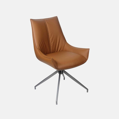 Torres - Swivel Dining Chair In PU Leather