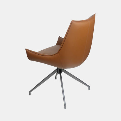 Torres - Swivel Dining Chair In PU Leather
