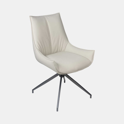 Torres - Swivel Dining Chair In PU Leather