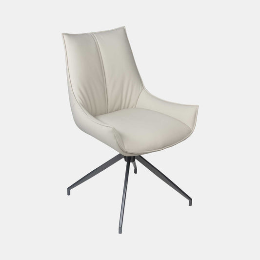 Torres - Swivel Dining Chair In PU Leather