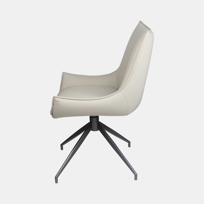 Torres - Swivel Dining Chair In PU Leather