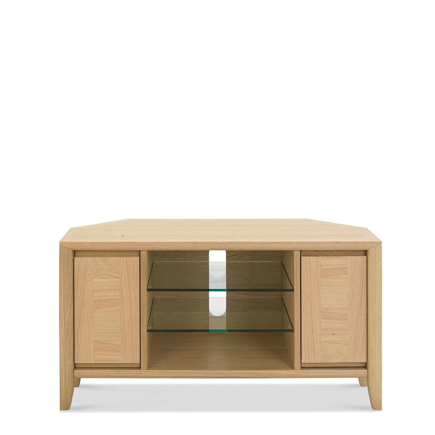 Bremen - Corner Entertainment Unit In Oak Finish