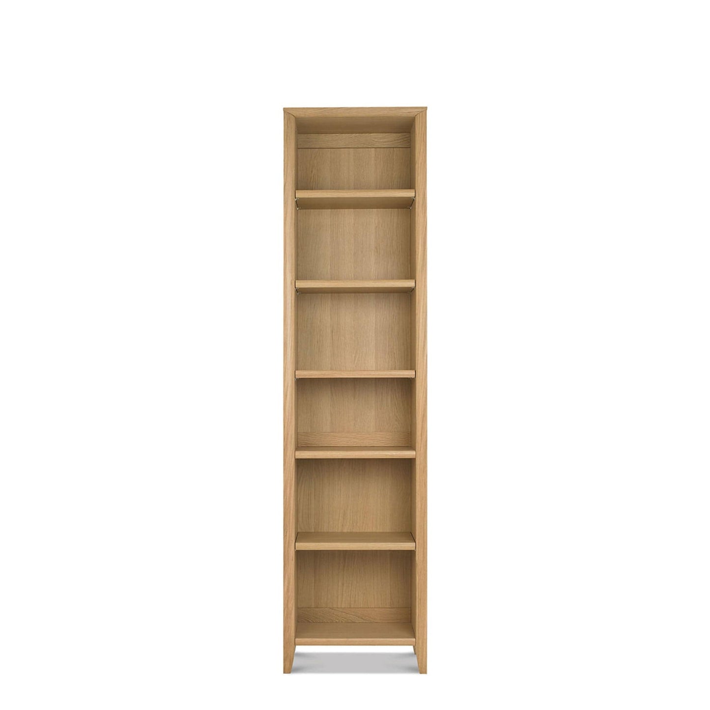 Bremen - Narrow Bookcase, Oak Finish