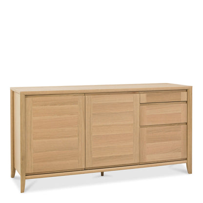 Bremen - 2 Door Wide Sideboard In Oak Finish
