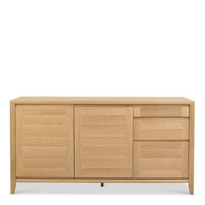 Bremen - 2 Door Wide Sideboard In Oak Finish