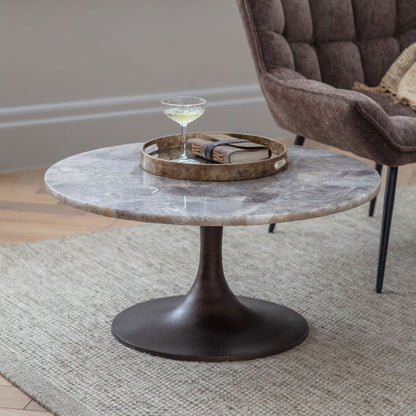 Gemstone - Side Table, Smokey Quartz