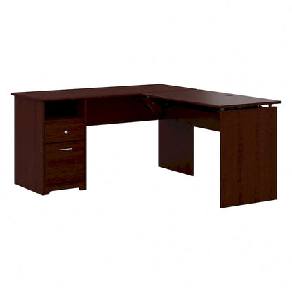 60W 3-position L-shaped Sit to Stand Desk by Bush Furniture