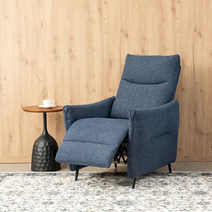 Glitzhome 41H Fabric Push Back Recliner With Ergonomic Segmented Back