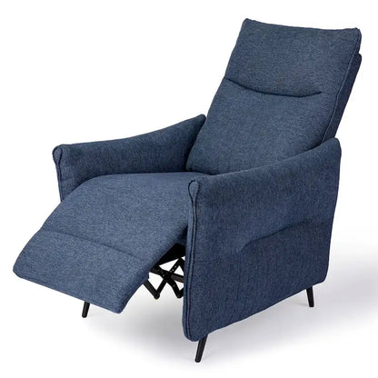 Glitzhome 41H Fabric Push Back Recliner With Ergonomic Segmented Back
