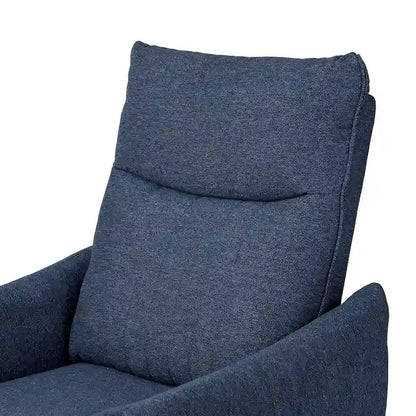 Glitzhome 41H Fabric Push Back Recliner With Ergonomic Segmented Back