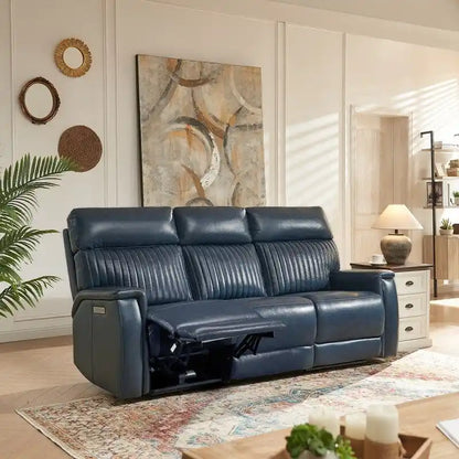 83.5 Leather Zero Gravity Power Reclining Sofa with Power Headrest and Power Lumbar,USB&USB-C Port