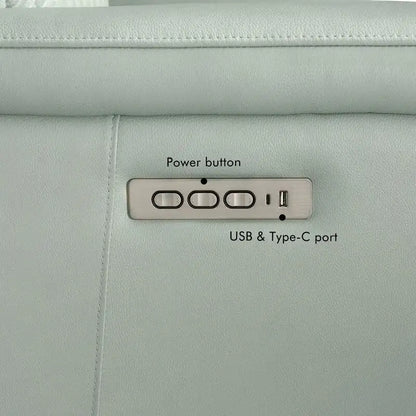 83.5 Leather Zero Gravity Power Reclining Sofa with Power Headrest and Power Lumbar,USB&USB-C Port