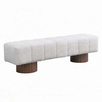 No-Assembly End of Bed Entryway Bench Ottoman