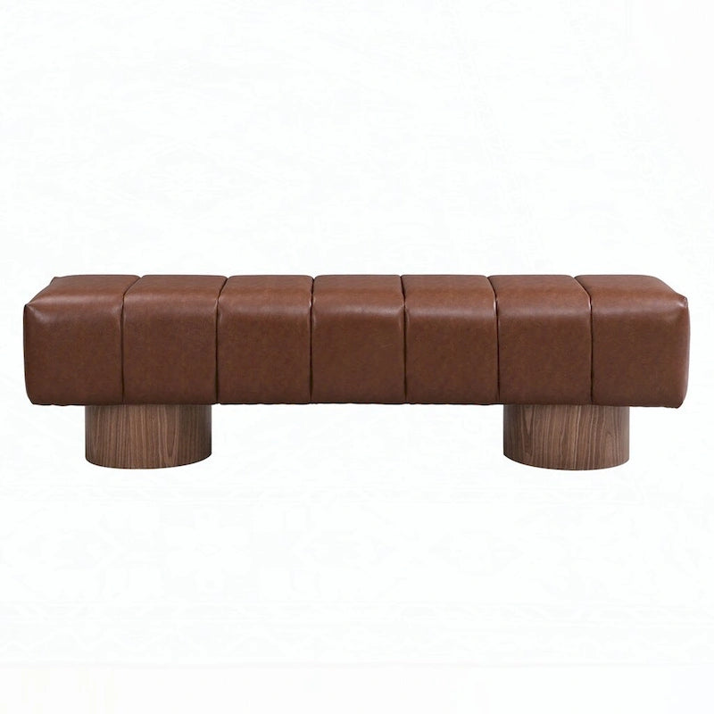 No-Assembly End of Bed Entryway Bench Ottoman