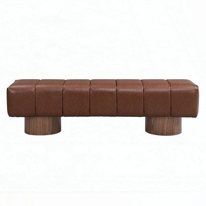 No-Assembly End of Bed Entryway Bench Ottoman