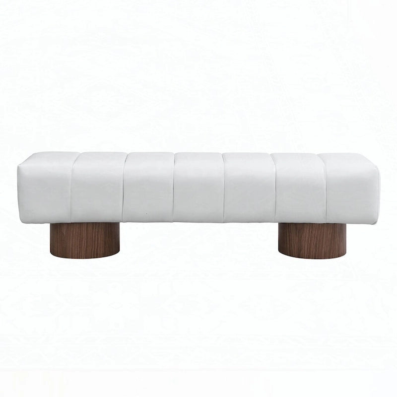 No-Assembly End of Bed Entryway Bench Ottoman