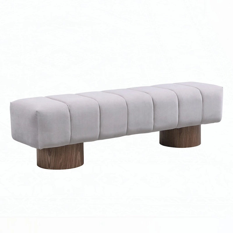 No-Assembly End of Bed Entryway Bench Ottoman